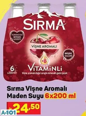 SIRMA VİŞNE AROMALI MADEN SUYU